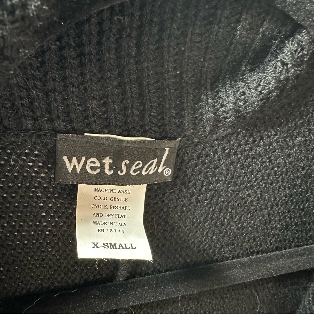 Vintage Y2K Wet Seal Open front cardigan women’s XS - Picture 2 of 3
